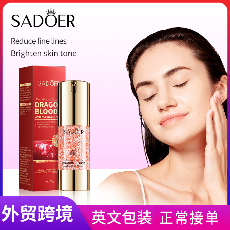Cross-border export wholesale of SADOER Ganoderma lucidum Dragon Blood Anti-Wrinkle Cream for hydrating, rejuvenating, fine lines and Firming full figure