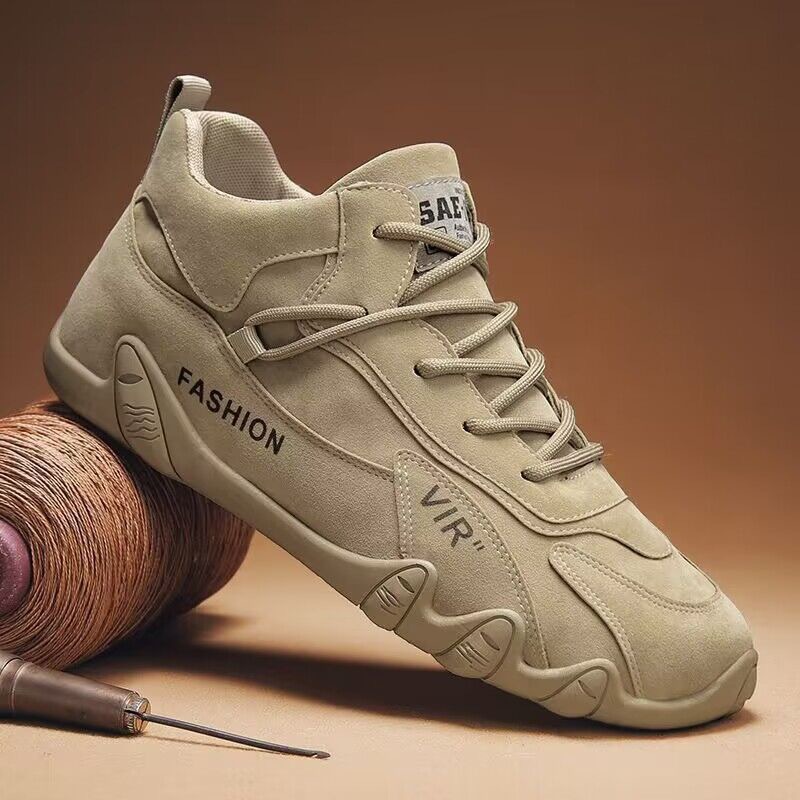 Spring new men's breathable board shoes, men's construction site work shoes, sports and casual board shoes, wholesale for export Specification drawing