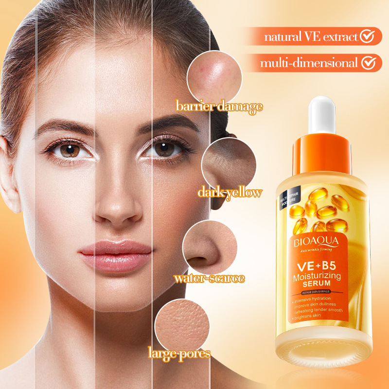 Full English BIOAOUA Vitamin EB5 Moisturizing Skin Care Product set, Essence and cream cross-border export wholesale details Picture
