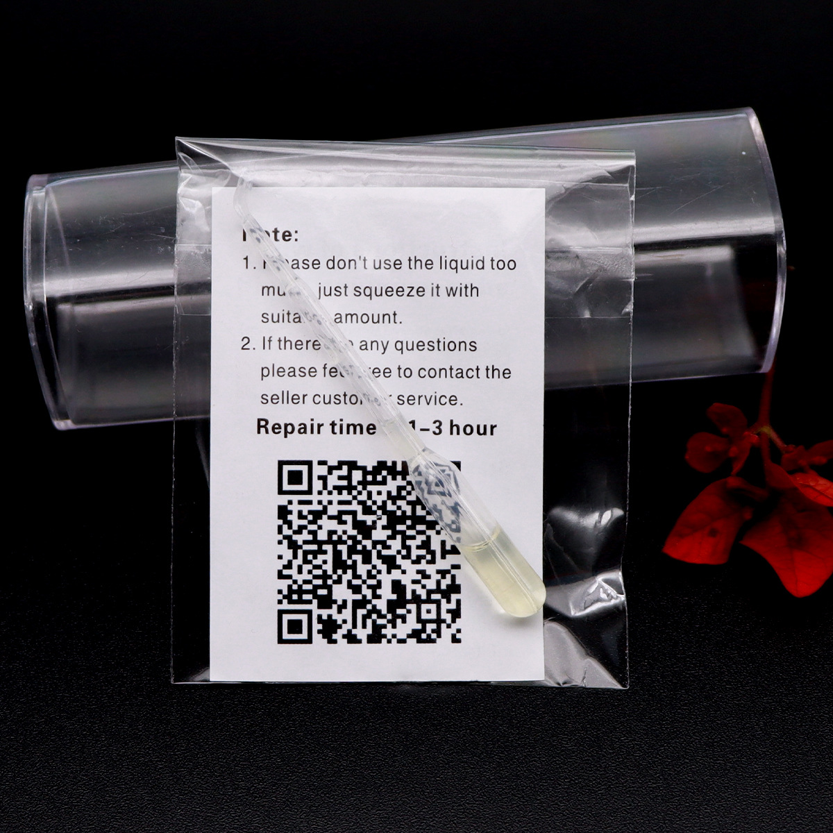 white Edge Elimination liquid (English version) Instruction manual White Edge Treatment liquid white filling liquid Film Application Scenario
