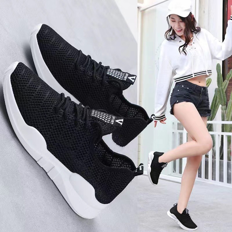 Women's shoes wholesale 2022 Summer new style Women's net shoes, comfortable, breathable and versatile white sneakers, cross-border bestsellers for women Specification drawing