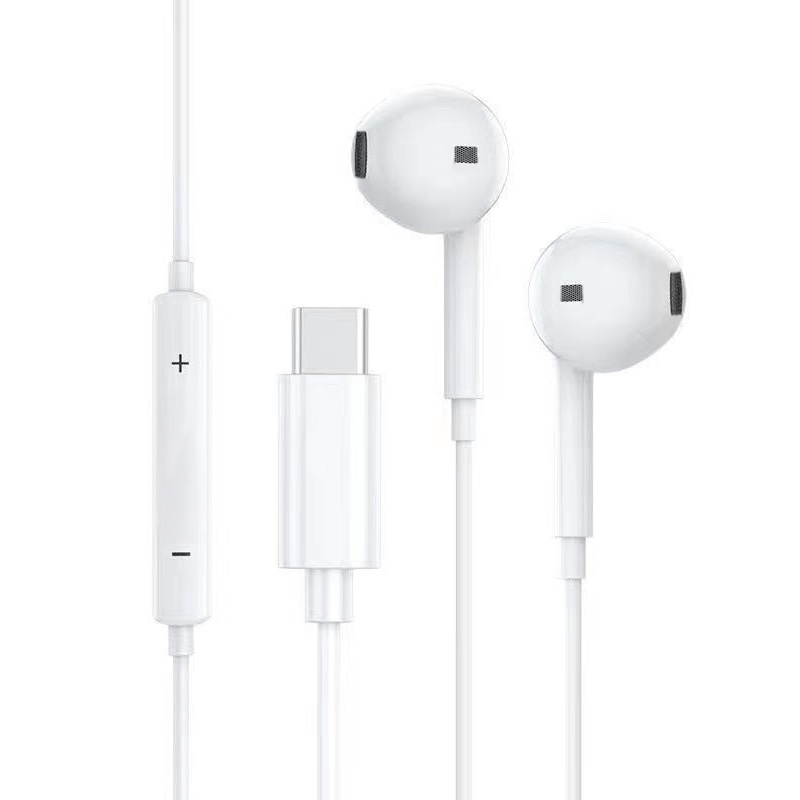 Wired headphones 3.5 type-c numbers are suitable for wholesale of wired phone earbuds of Xiaomi, Huawei and Android Item Picture