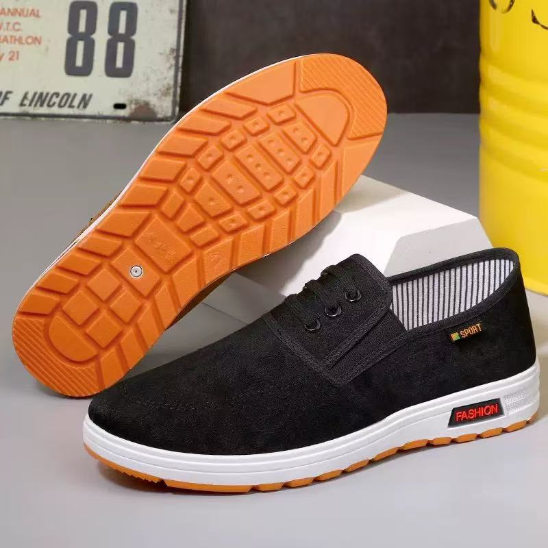 2025 New men's casual single shoes, one-foot men's shoes, student dad shoes, canvas shoes, comfortable shoes for export, men Specification drawing