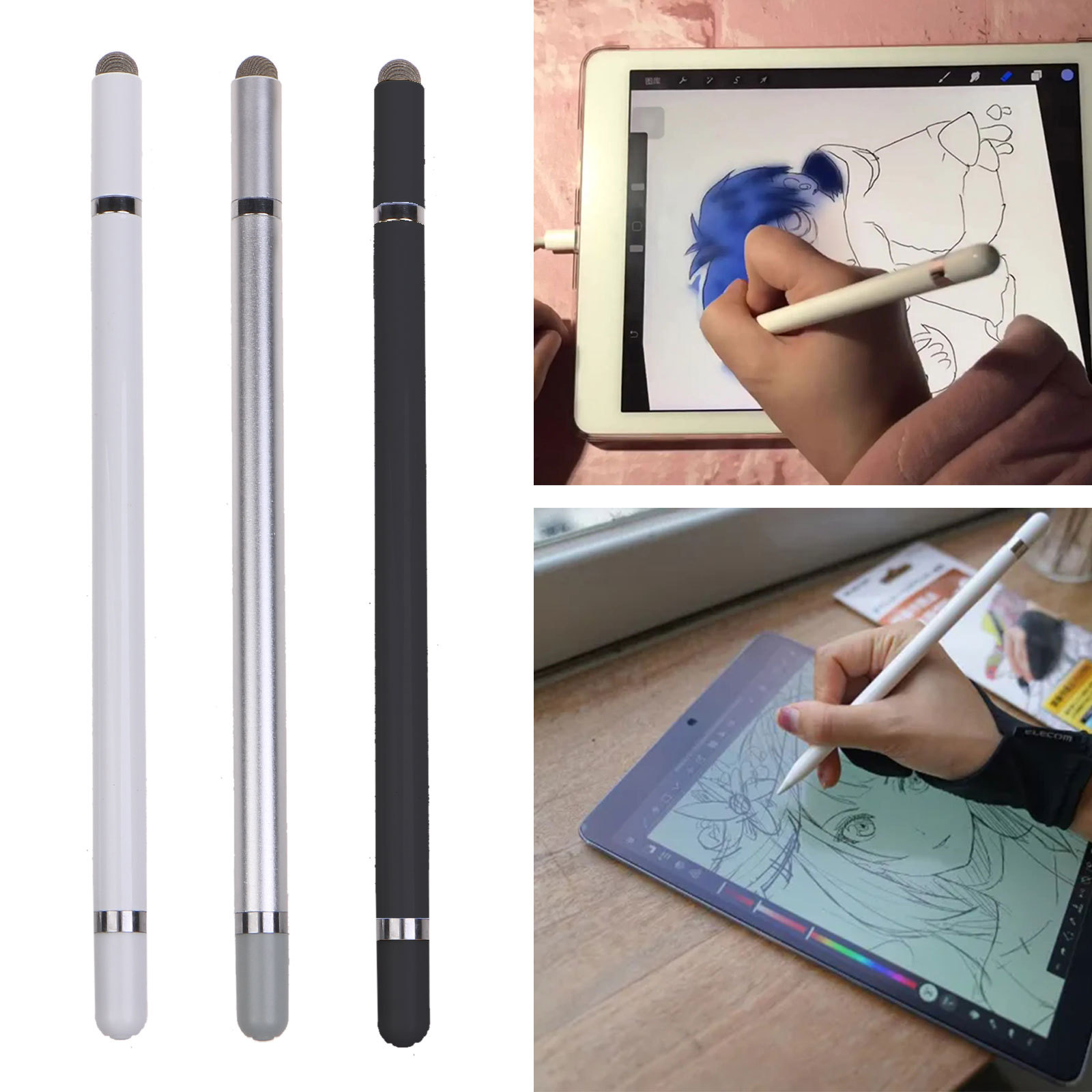 Three-in-one smart touchscreen mobile phone tablet with capacitive pen, stylus and writing pencil Galaxy s pen Item Picture