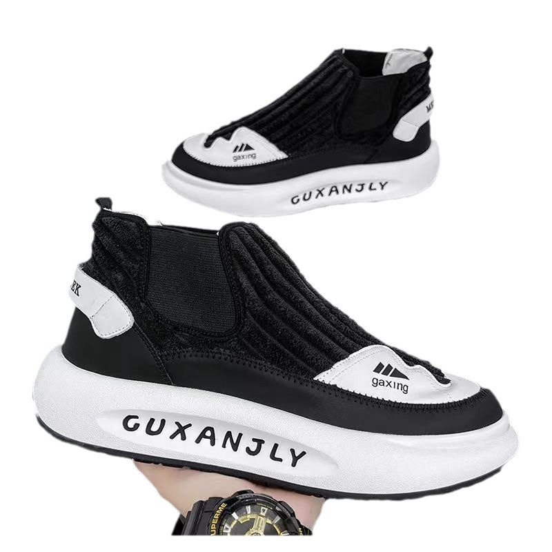 Men's 2024 Spring new Men's shoes, one-piece men's sports shoes, trendy casual shoes, men's one-piece consignment Item Picture
