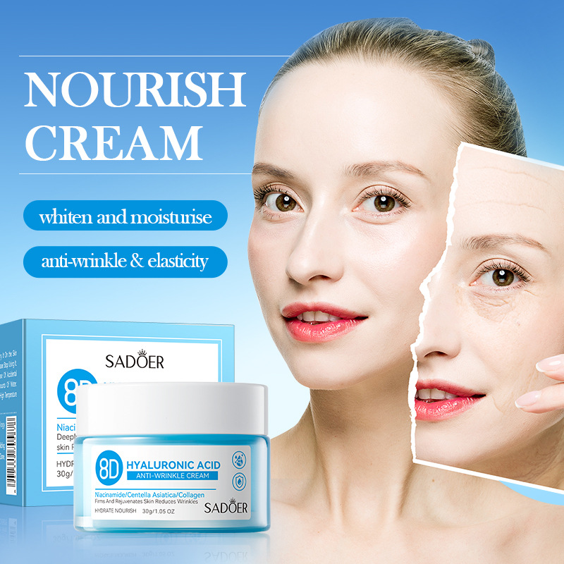 Cross-border export wholesale of SADOER8D Hyaluronic Acid Anti-Wrinkle Hydrating Nourishing Cream and Moisturizing Skin Cream details Picture