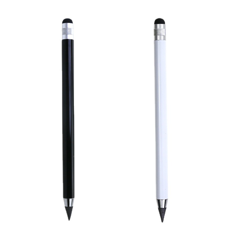 Silicone + Eternal pencil tip dual-purpose capacitive touch pen, multimedia teaching writing can erase students' pencils Item Picture