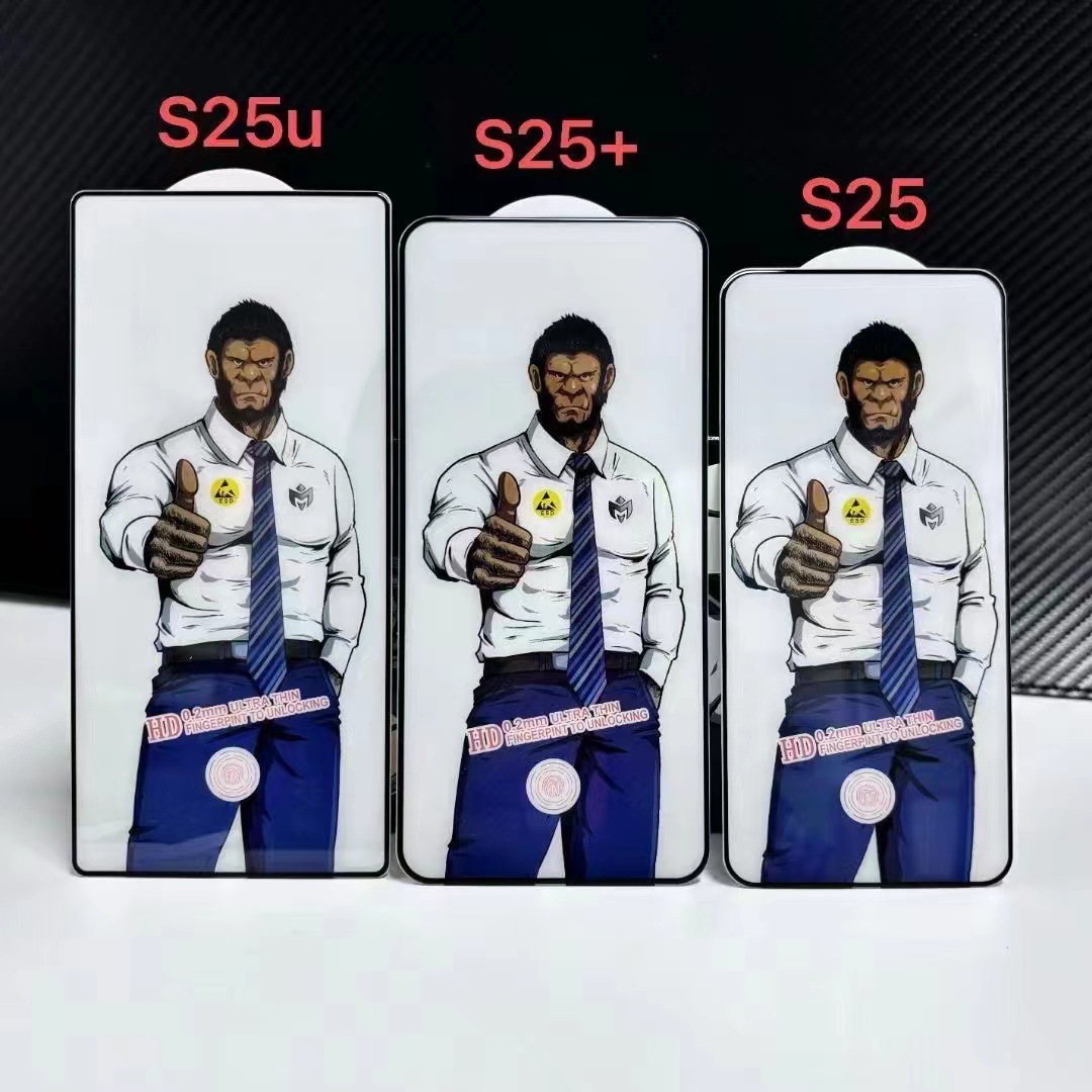 Applicable to Samsung s25ultra anti-peeping film, tempered film, s24plus fingerprint unlock version, s23 silk-screen full-screen tempered film full figure