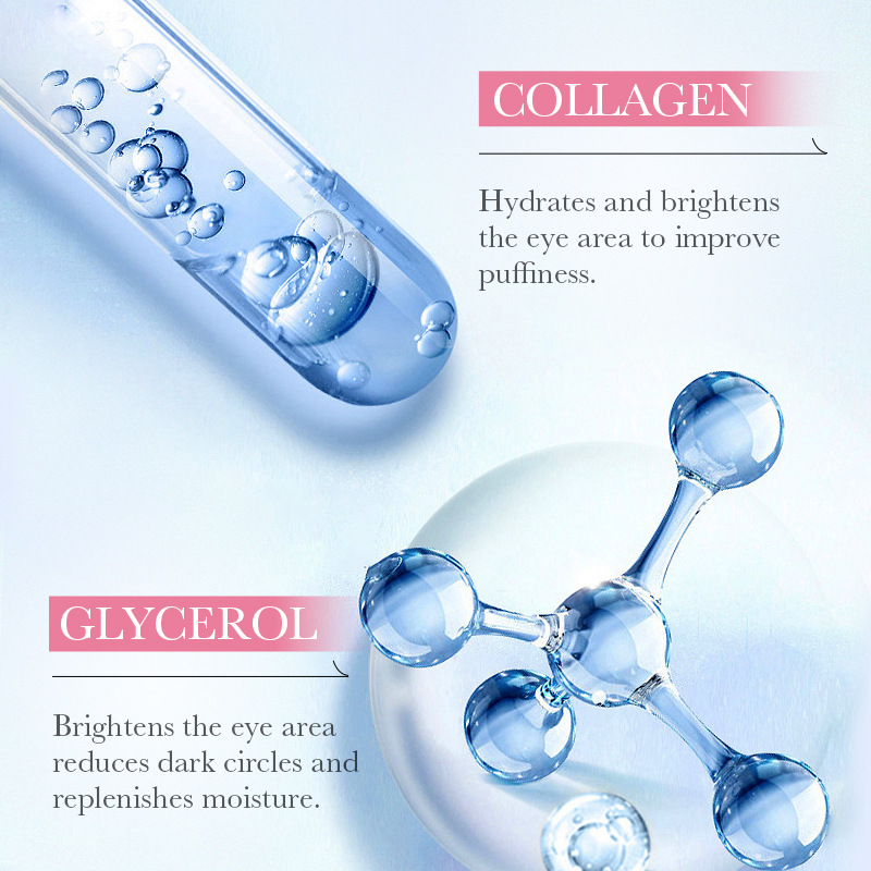 Cross-border export wholesale of SADOER Sakura Collagen Multi-effect Nourishing Eye mask Specification drawing