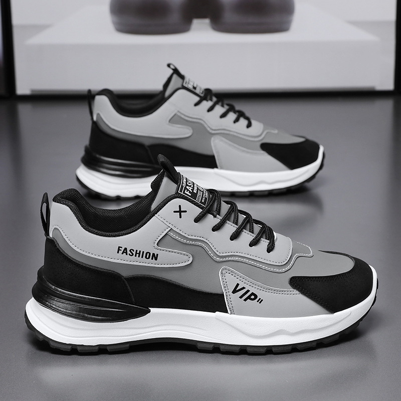 Summer men's shoes 2024 new breathable shoes for men, Korean style versatile thick-soled men's sports shoes, casual dad trendy shoes Specification drawing