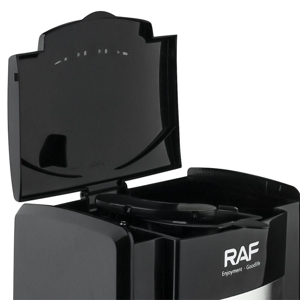 RAF European standard cross-border coffee machine, small semi-automatic household drip Americano coffee machine, double-cup automatic Mocha pot Specification drawing