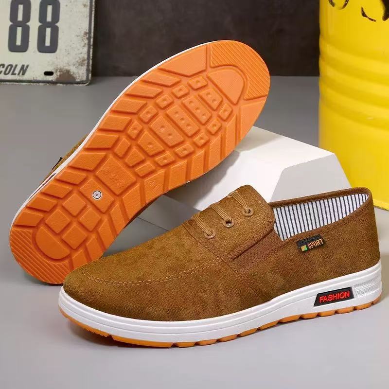 2025 New men's casual single shoes, one-foot men's shoes, student dad shoes, canvas shoes, comfortable shoes for export, men Application Scenario