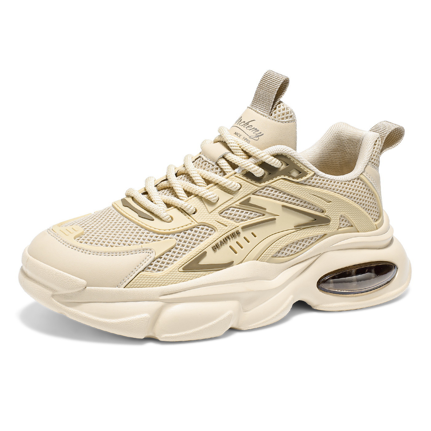 Dad shoes, men's summer new breathable mesh shoes, men's trendy and versatile thick-soled sports shoes, casual running shoes Item Picture