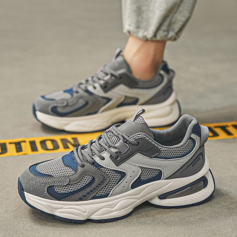 Summer men's shoes 2025 new breathable mesh sports shoes for men, trendy and versatile thick-soled casual dad shoes Application Scenario