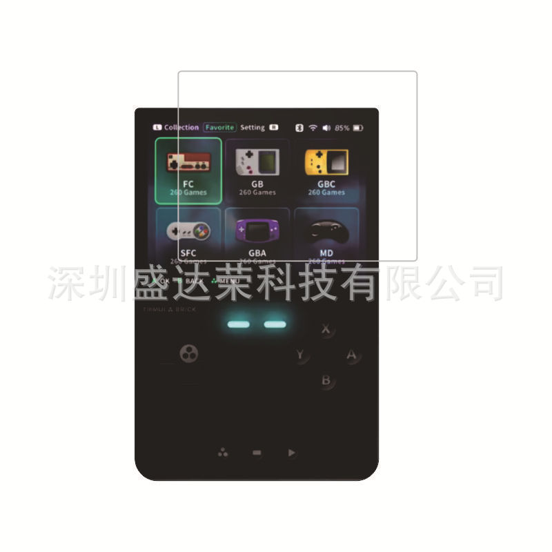Suitable for the TRIMUI BRICK tempered film and TRIMUI brick game console screen glass film Item Picture