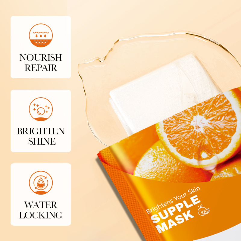FAYANKOU Fresh Orange Moisturizing and Hydrating Mask Cross-border export wholesale Specification drawing