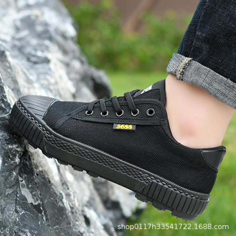 New summer 5688 training shoes for men, low-top liberation shoes, casual and lightweight, men's labor protection shoes for migrant workers working on construction sites Specification drawing