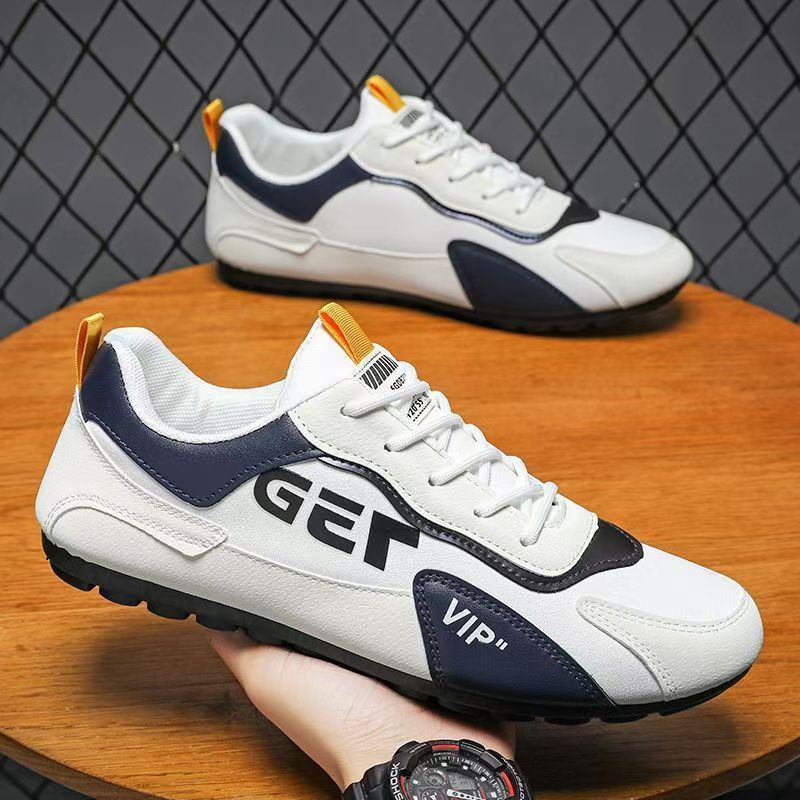 2025 New men's shoes, summer sports shoes, breathable mesh running shoes, teenagers' casual shoes, Korean version men's trendy shoes details Picture