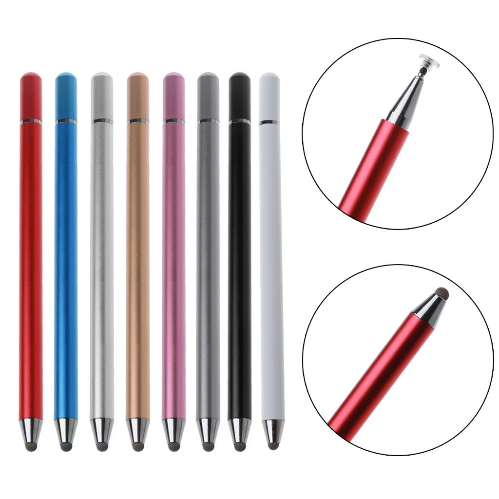 Wholesale dual-head capacitive pen, touchscreen pen, disc pen, mobile phone and tablet, suitable for pad stylus and stylus full figure