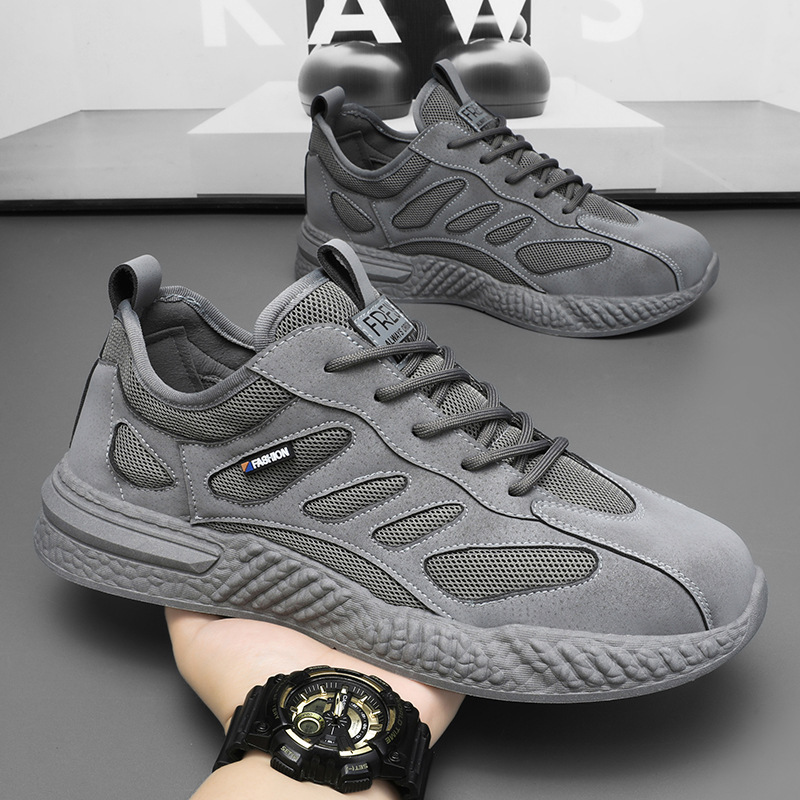 Summer new breathable mesh shoes for men, trendy and versatile thick-soled sports shoes for casual dad Application Scenario