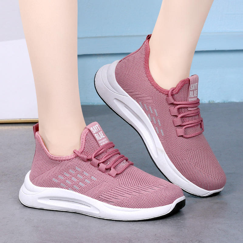 Feizhi women's shoes, breathable running shoes, new shoes for women in 2025, women's casual sports shoes, wholesale street stall shoes full figure