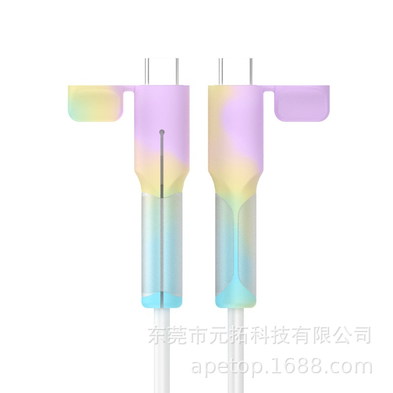 Data cable protective cover, charging cable protective cover, anti-breakage connector protective cover, specially designed for Apple, Huawei, vivo and Xiaomi Application Scenario