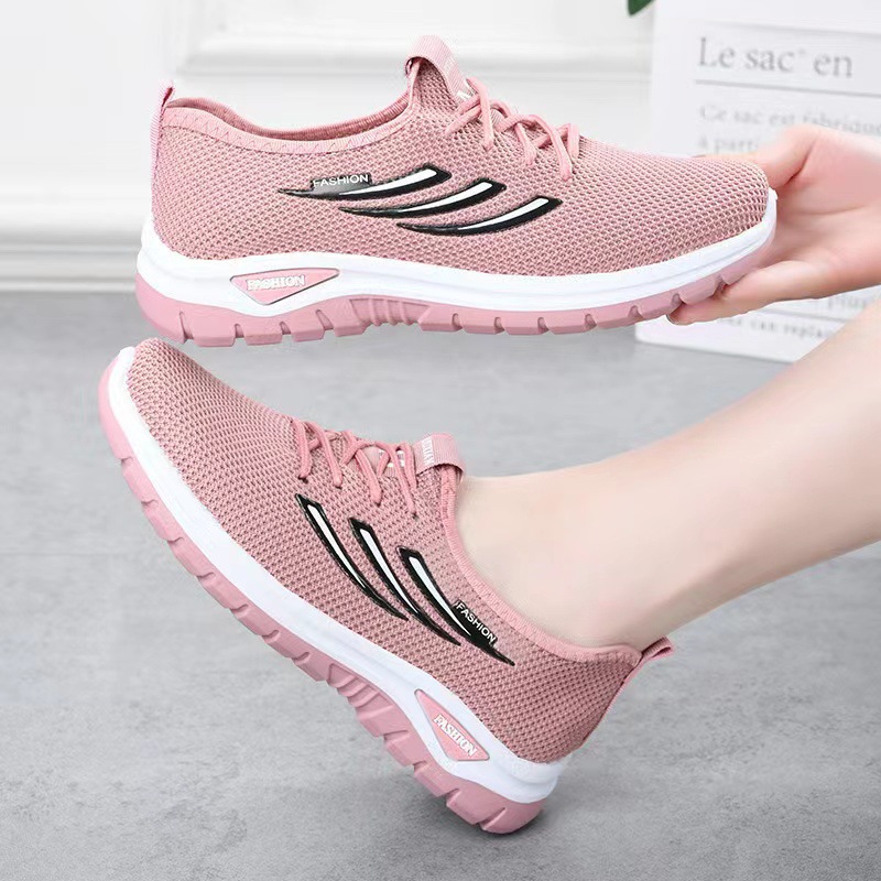 The new Spring/Autumn 2024 Feizhi single-shoe women's sporty, casual and fashionable Korean-style flat old Beijing cloth shoe with lacing Specification drawing