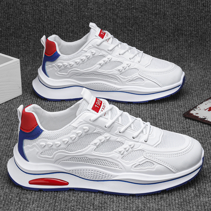 Men's shoes 2025 Spring New low-top thick-soled sports shoes, men's fashionable, trendy, casual and versatile dad trendy shoes details Picture