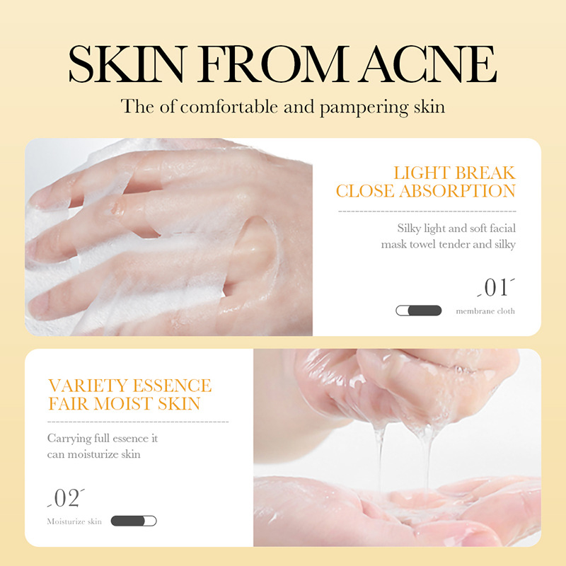 All-english BIOAOUA Vitamin E Honey Facial mask Hydrating and Moisturizing Mask Cross-border export wholesale Application Scenario