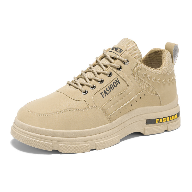 New men's safety shoes for autumn, breathable, work clothes for construction sites, trendy and versatile, anti-slip, sports and casual board shoes Item Picture