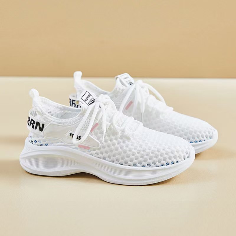 Feizhi Shoes Women's 2024 Summer Net Shoes: Versatile and breathable net upper running women's shoes, soft-soled sports and casual shoes Specification drawing