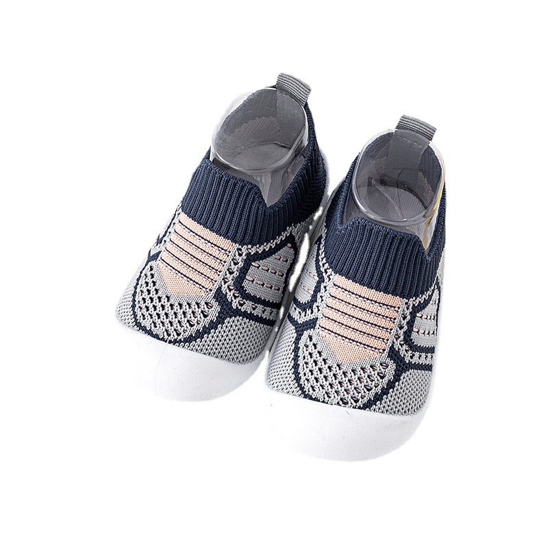 Baby walking shoes, anti-slip soft-soled baby shoes, breathable sock shoes, one-step shoes for boys and girls, wholesale of spring and summer shoes and socks Item Picture