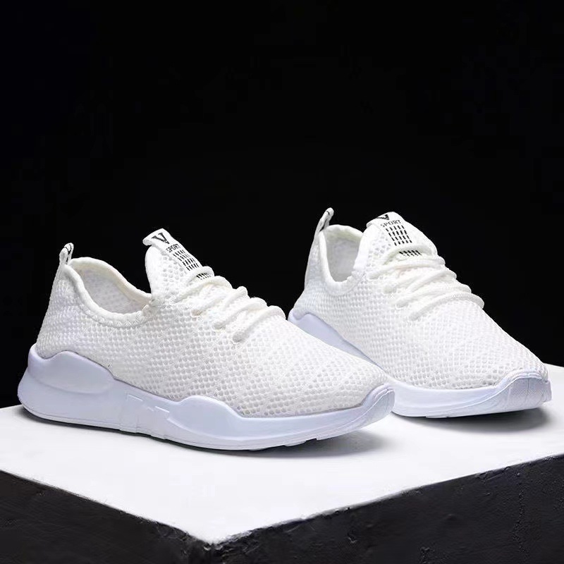 Women's shoes wholesale 2022 Summer new style Women's net shoes, comfortable, breathable and versatile white sneakers, cross-border bestsellers for women details Picture