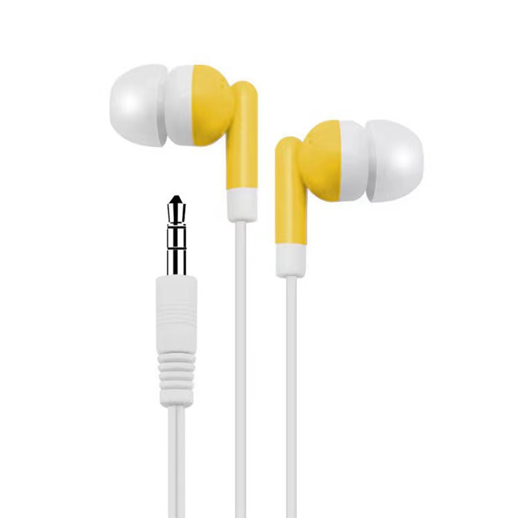 3.5MM in-ear wired headphones without labels, suitable for MP3 players, tablet computers, bass, mobile phones, and color headphones Item Picture