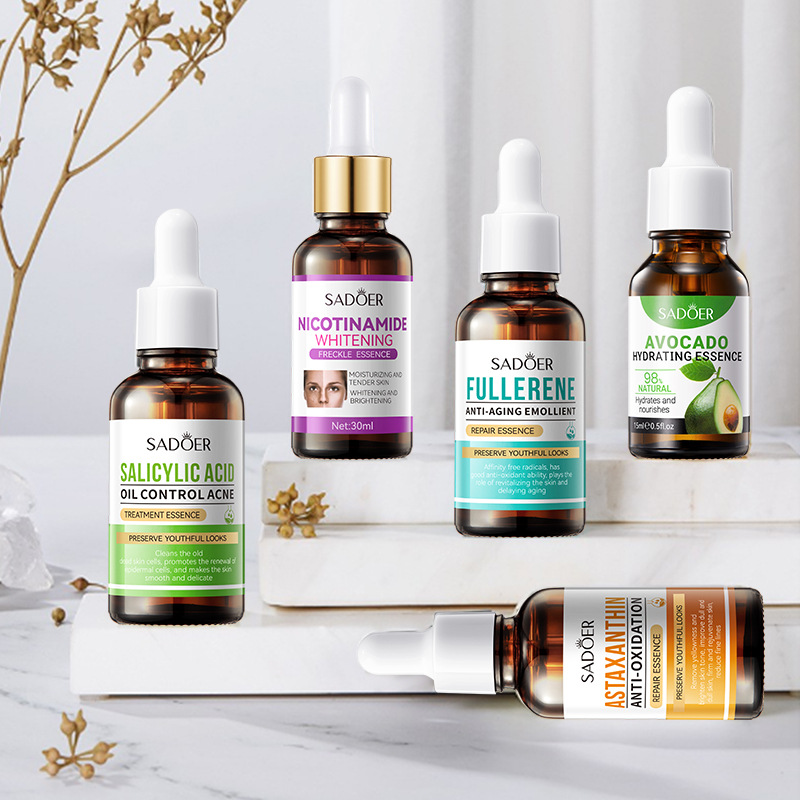Cross-border wholesale of SADOER niacinamide Whitening and freckle-removing Essence and hydrating Essence series in full English Item Picture