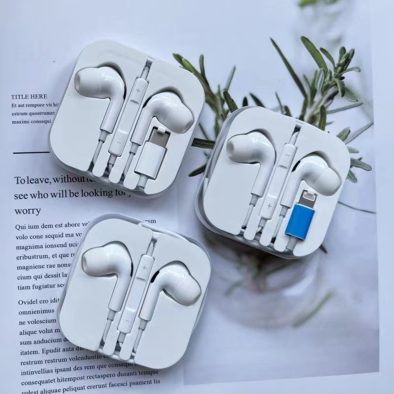 Compatible with the second-generation Apple headphones, in-ear bass, Android universal direct insertion pop-up line control, and the third-generation LeEco headphones Item Picture