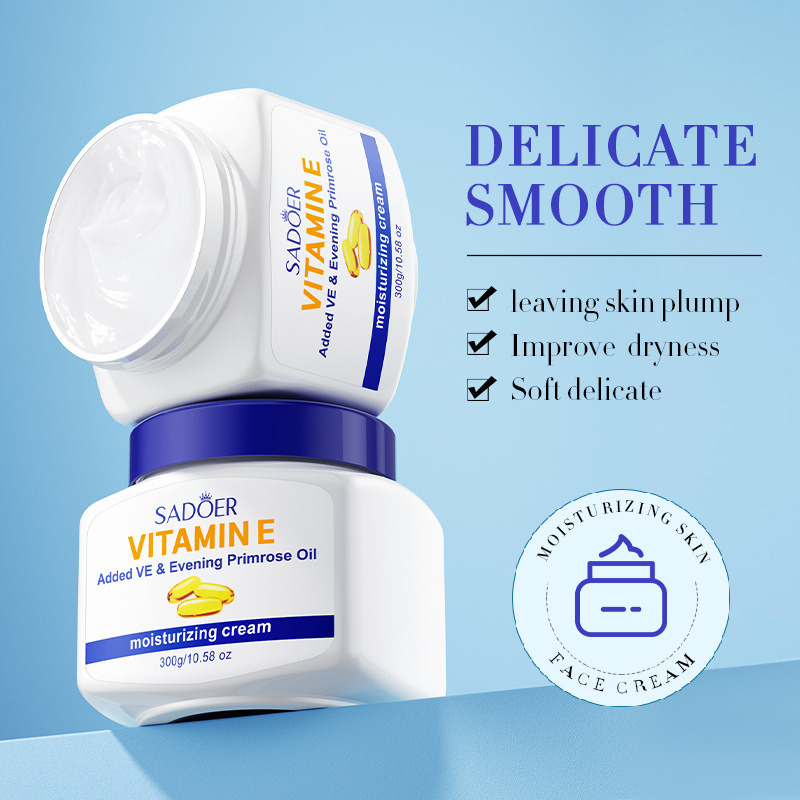 SADOER Evening Primrose Vitamin E Cream, Hydrating Moisturizing Anti-cracking Cream, autumn cross-border export wholesale details Picture
