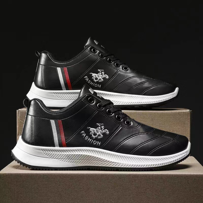 "2025 Autumn and Winter Dad trendy shoes, men's casual sports shoes, Korean-style comfortable white sneakers, student running shoes for the start of the school year. details Picture