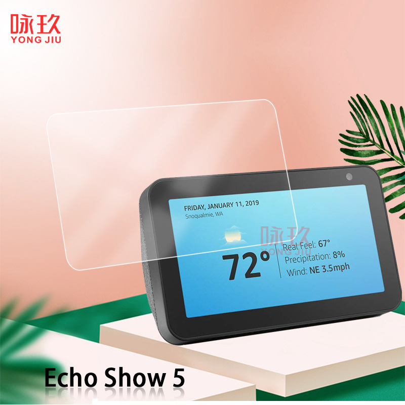 Amazon Echo Show5 audio tempered film Echo Show5 tempered glass Film 5th generation protective film full figure