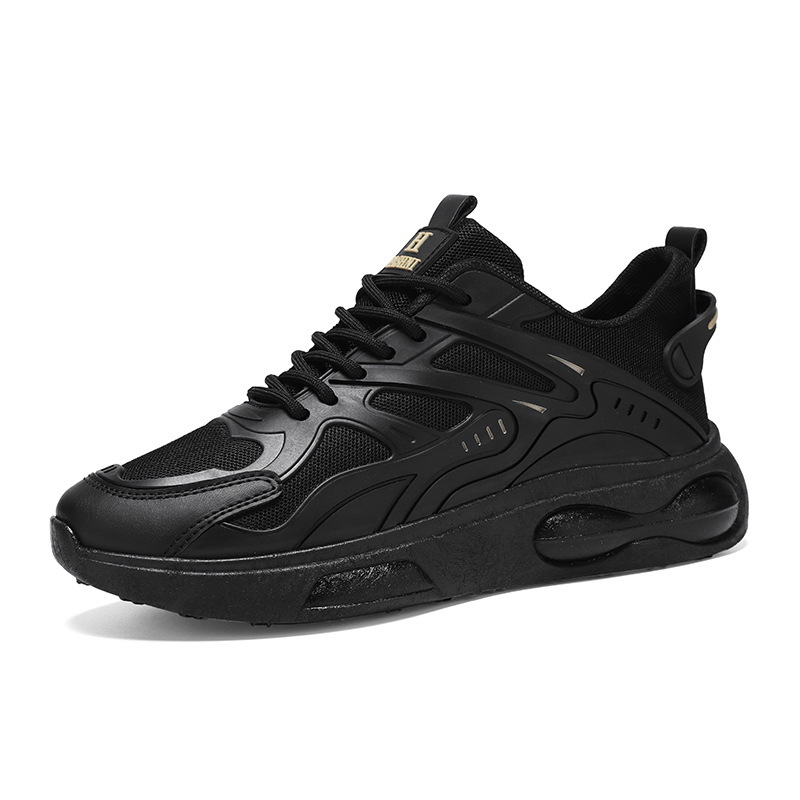 New men's shoes for summer 2024: Breathable shoes, trendy and versatile men's thick-soled anti-slip sports shoes, casual dad shoes Item Picture