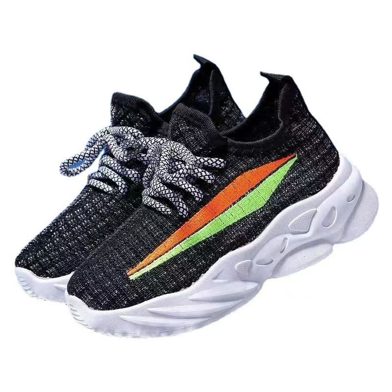 Men's spring and summer children's shoes, single shoes for boys and girls, soft soles for boys and girls, small, medium and large children's mesh breathable shoes Item Picture