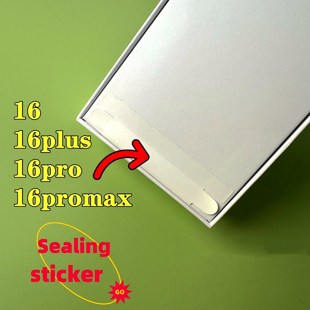 Suitable for 16ProMax seal, 15pro box sealing film, 14 disposable anti-tear and anti-tear stickers, and 13mini details Picture