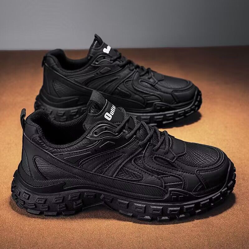 Summer new breathable mesh shoes for men, Korean style versatile anti-slip sports and casual running dad shoes Specification drawing