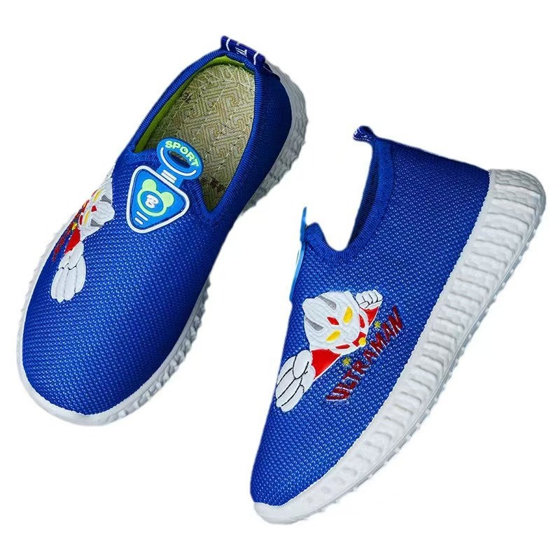 2024 New children's shoes: thick-soled durable sports shoes for boys and girls, soft-soled anti-slip shoes, and children's casual board shoes Item Picture