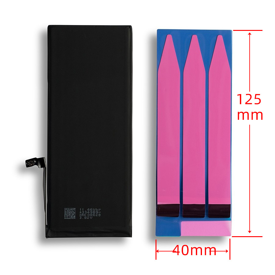 The short and compact battery back adhesive, traceless battery glue, is suitable for Apple 5S/6G/6SPlus/7P/8P details Picture