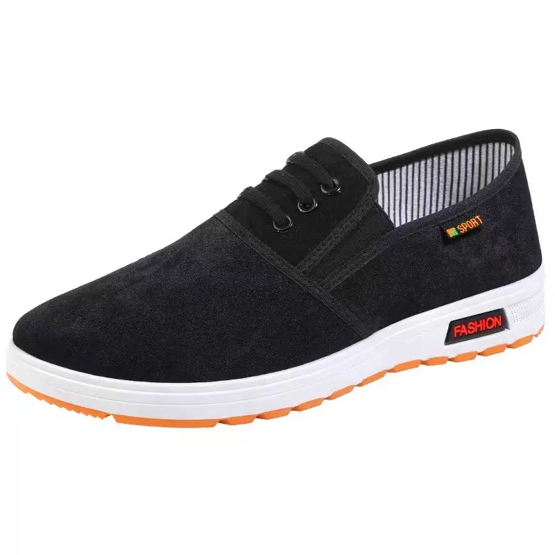 2025 New men's casual single shoes, one-foot men's shoes, student dad shoes, canvas shoes, comfortable shoes for export, men Item Picture