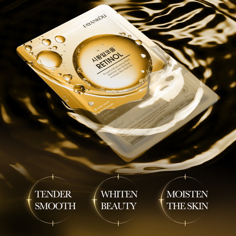 All-english FAYANKOU Retinol Anti-wrinkle Moisturizing Mask and hydrating Moisturizing mask cross-border export wholesale details Picture