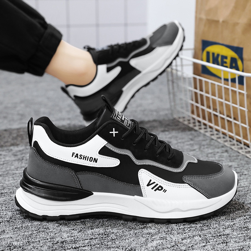 New breathable men's shoes for autumn, men's sports shoes, trendy and versatile thick-soled casual running dad shoes, trendy shoes Application Scenario