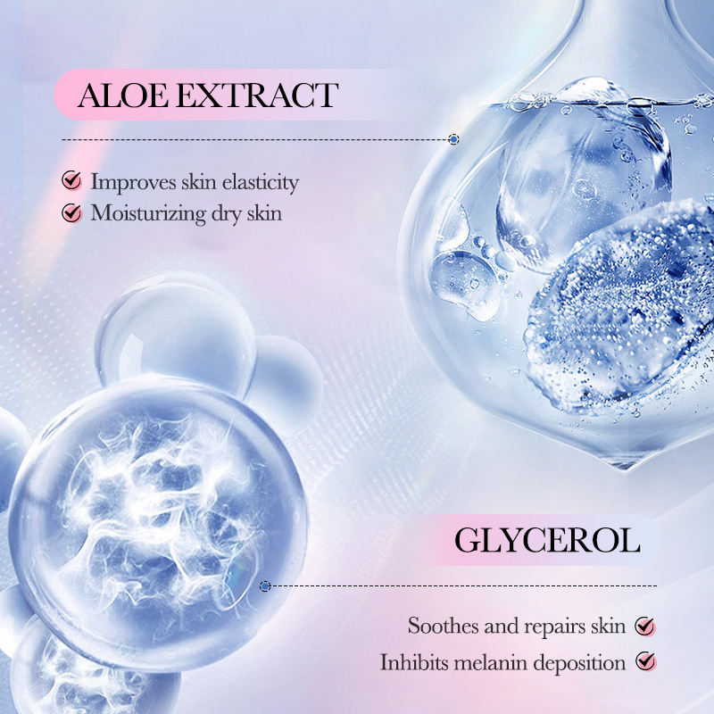 Cross-border wholesale of SADOER nicotinamide whitening, freckle-removing and repairing Facial mask in English Specification drawing