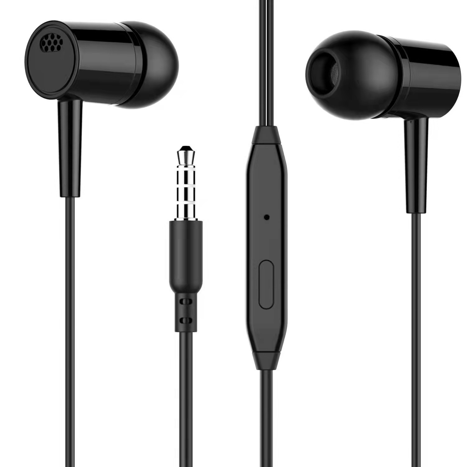 The new D21 headphones with microphone, in-ear wired earbuds, karaoke live streaming, PUBG, and low-pitched mobile games Item Picture